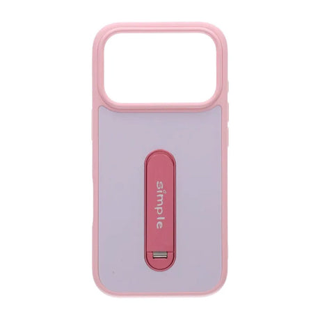 iPhone 17 Pro Max Cover med udfoldeligt stativ Lyserød