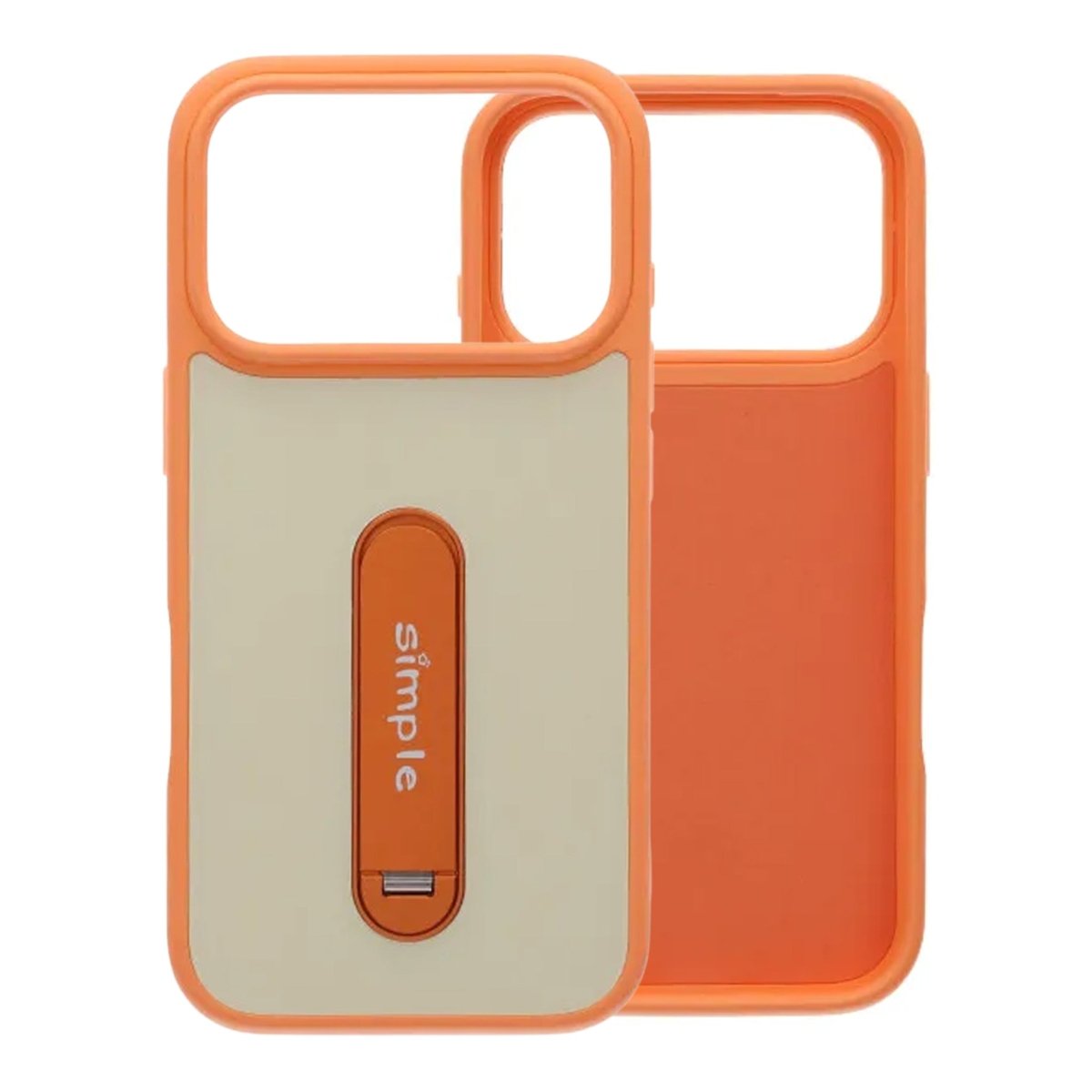 iPhone 17 Pro Cover med udfoldeligt stativ Orange