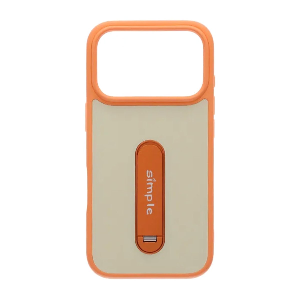 iPhone 17 Pro Cover med udfoldeligt stativ Orange