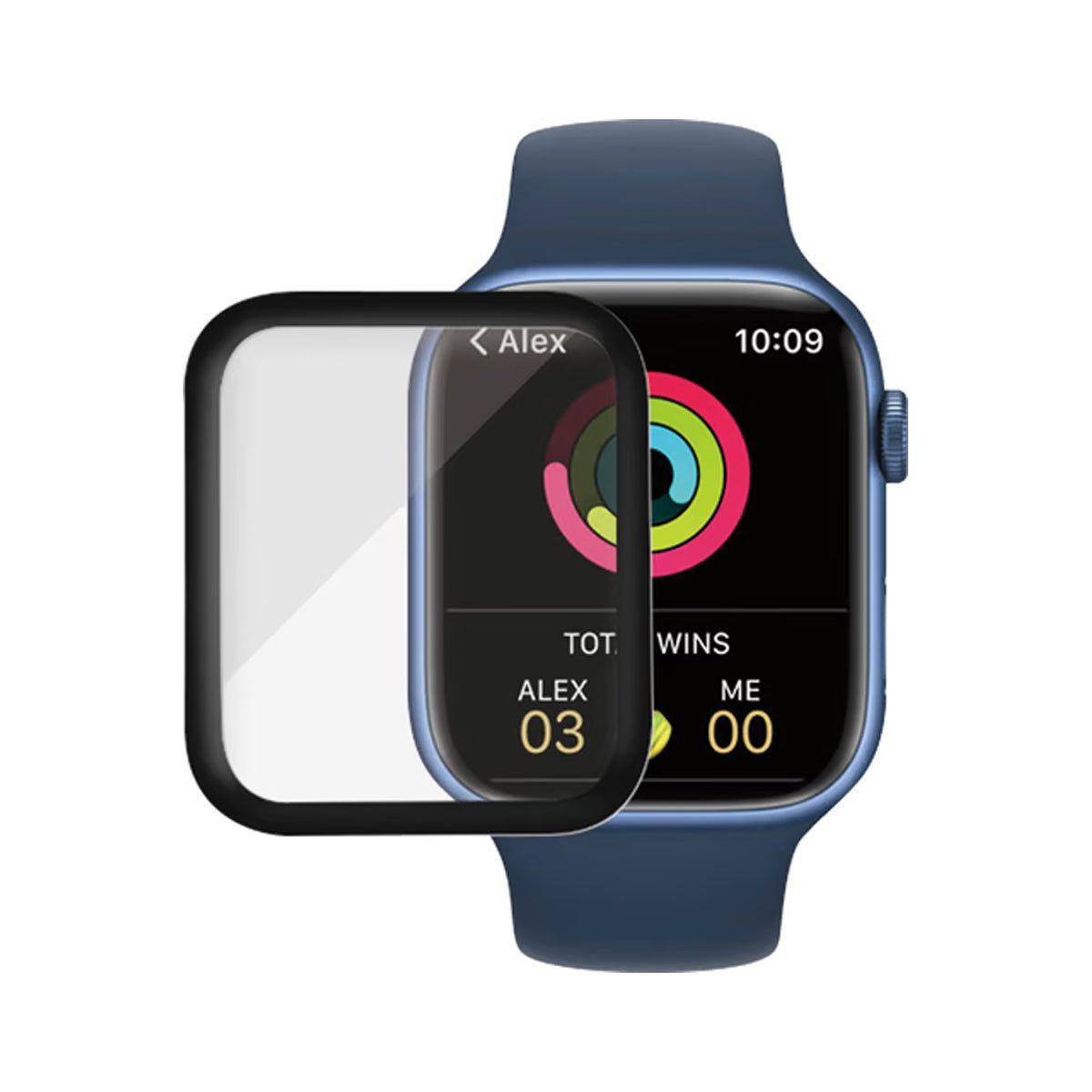 Apple Watch 41mm Skærmbeskytter Hærdet glas 3D