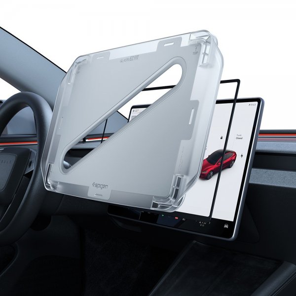 Spigen Skærmbeskyttelse GLAS.tR EZ Fit Tesla Model Y (2025/2026)/Model 3 (2024/2025/2026)