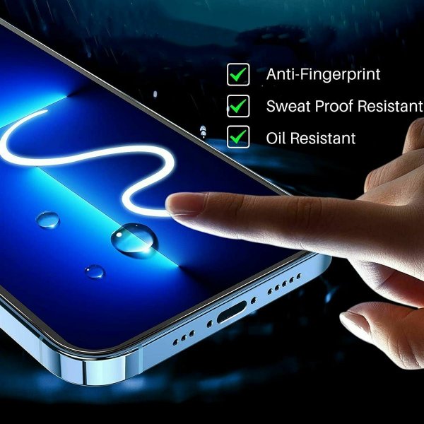 iPhone 13/13 Pro/14/16e/17e Skærmbeskyttelse Hærdet Glas