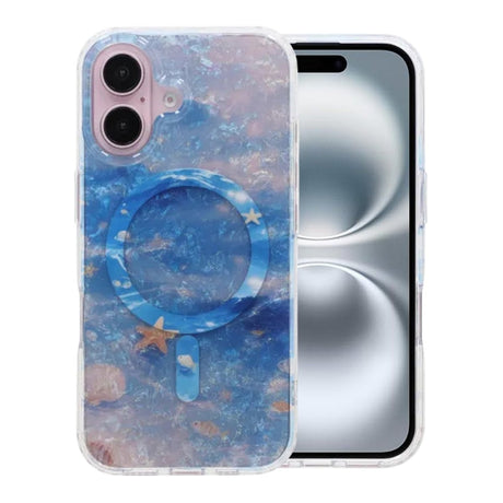 iPhone 16 Cover Dreamy Ocean MagSafe Blå