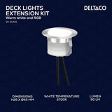 Deltaco Smart Home Smart Altanbelysning RGB 10-pak