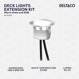 Deltaco Smart Home Smart Altanbelysning RGB 10-pak