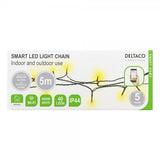 Deltaco Smart Home LED Lyskæde 5m IP44 Varm Hvid