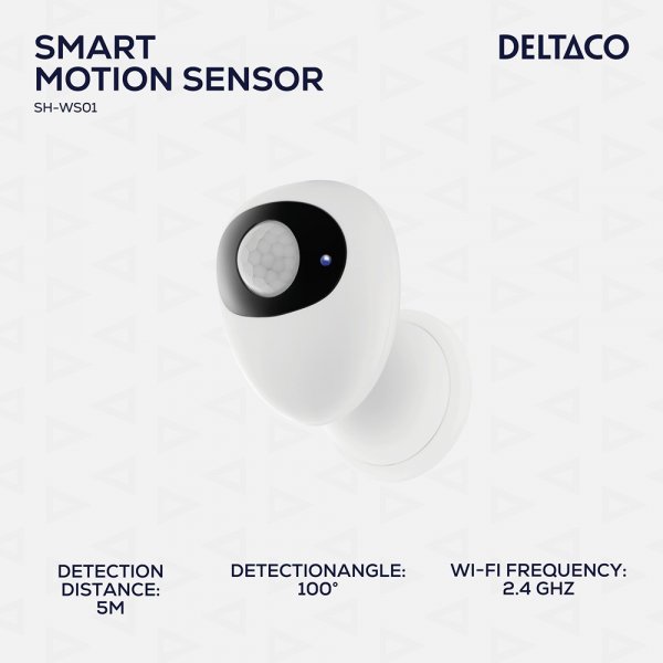 Deltaco Smart Home Smart Bevægelsessensor WiFi