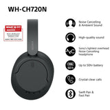 Sony WH-CH720N Trådløse Over-Ear Høretelefoner ANC Sort