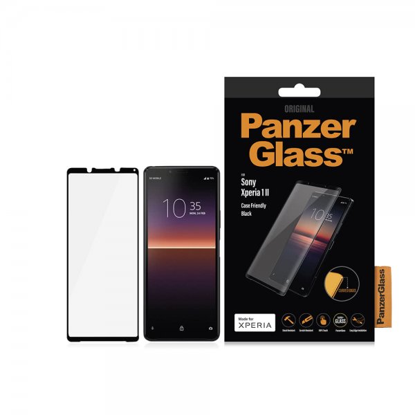 PanzerGlass Sony Xperia 1 II Skærmbeskyttelse CaseFriendly Curved Edges