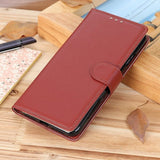 Sony Xperia 1 IV Etui Litchi Brun