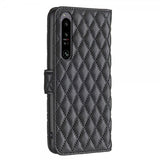 Sony Xperia 1 VI Etui Diamantmønster Sort
