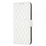 Sony Xperia 1 VI Etui Rombemønster Hvid