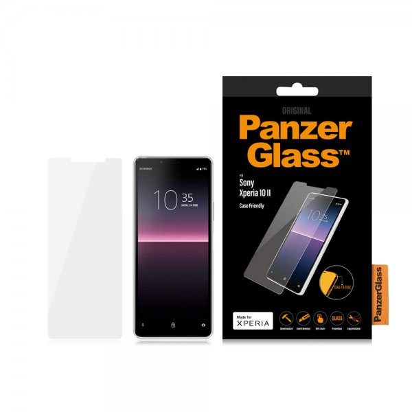PanzerGlass Sony Xperia 10 II Skærmbeskyttelse CaseFriendly Edge-to-Edge