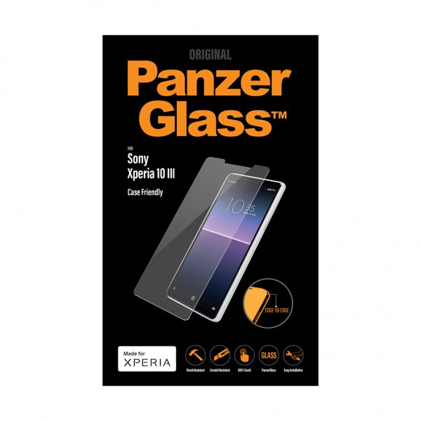 PanzerGlass Sony Xperia 10 III Skærmbeskyttelse CaseFriendly