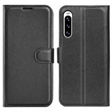 Sony Xperia 10 V Cover Litchi Sort