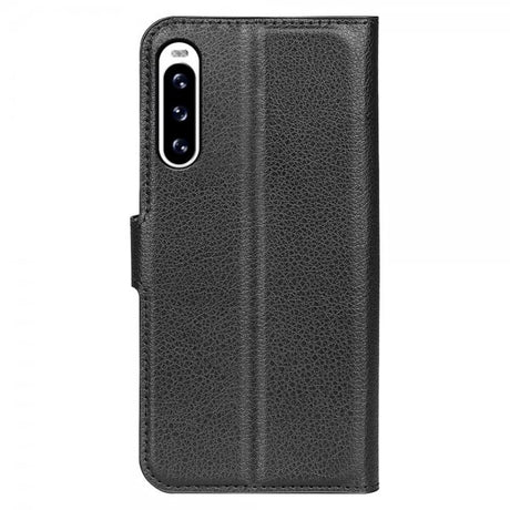 Sony Xperia 10 V Cover Litchi Sort