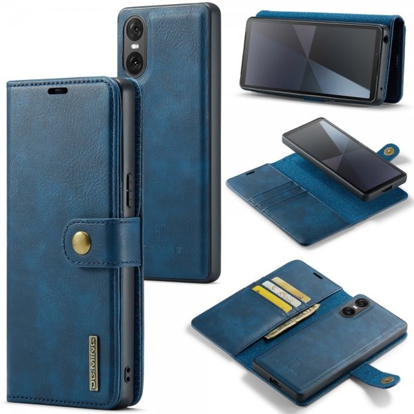 Dg.Ming Sony Xperia 10 VI Cover med Aftageligt Cover Blå