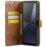 Dg.Ming Sony Xperia 10 VI Cover med Aftageligt Cover Brun