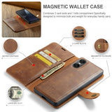 Dg.Ming Sony Xperia 10 VI Cover med Aftageligt Cover Brun
