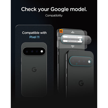 Spigen Google Pixel 11 Kameralinsebeskytter GLAS.tR EZ Fit Optik Pro 2-pak
