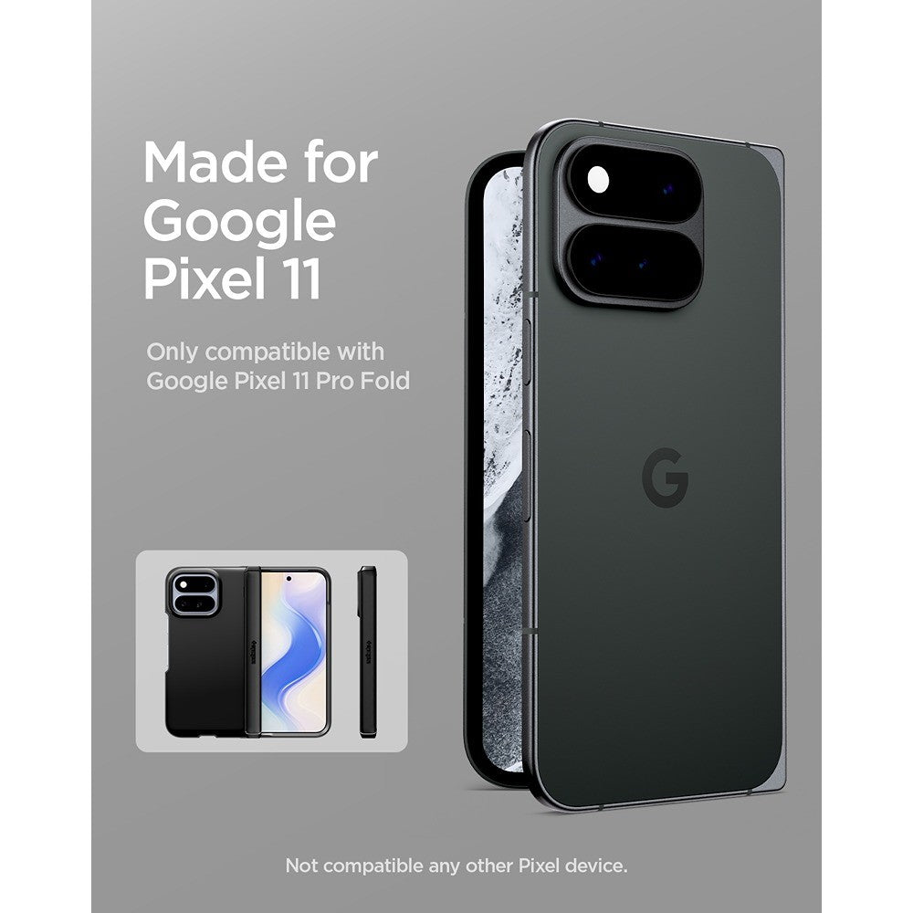 Spigen Google Pixel 11 Pro Fold Cover Slim Armor Pro MagFit Sort