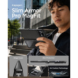 Spigen Google Pixel 11 Pro Fold Cover Slim Armor Pro MagFit Sort