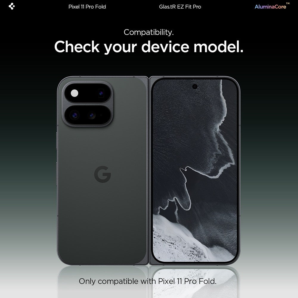 Spigen Google Pixel 11 Pro Fold Skærmbeskytter GLAS.tR EZ Fit Pro 2-pack