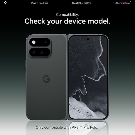 Spigen Google Pixel 11 Pro Fold Skærmbeskytter GLAS.tR EZ Fit Pro 2-pack