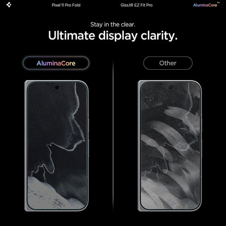Spigen Google Pixel 11 Pro Fold Skærmbeskytter GLAS.tR EZ Fit Pro 2-pack