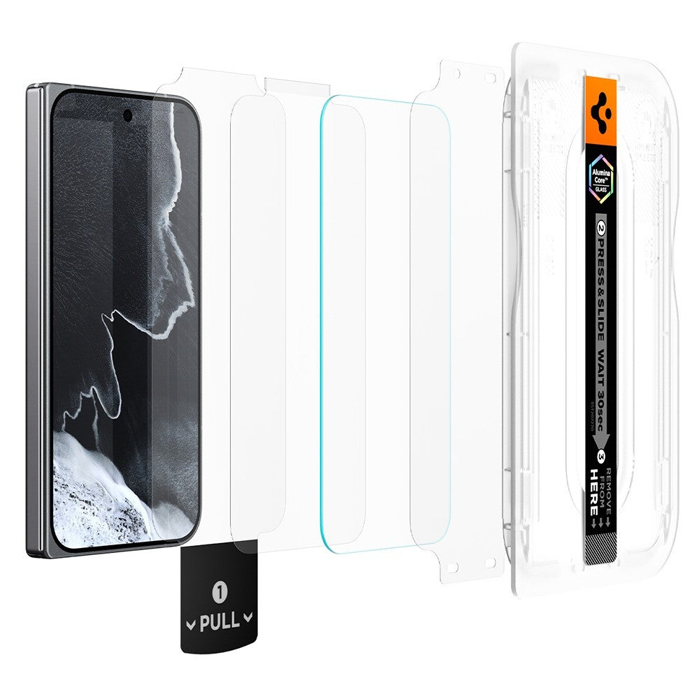 Spigen Google Pixel 11 Pro Fold Skærmbeskytter GLAS.tR EZ Fit Pro 2-pack