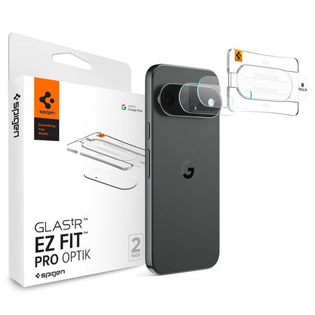 Spigen Google Pixel 11 Pro Kameralinsebeskytter GLAS.tR EZ Fit Optik Pro 2-pak