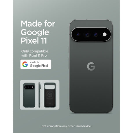 Spigen Google Pixel 11 Pro Skal Liquid Air MagFit Abyss Green
