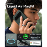 Spigen Google Pixel 11 Pro Cover Liquid Air MagFit Abyss Green