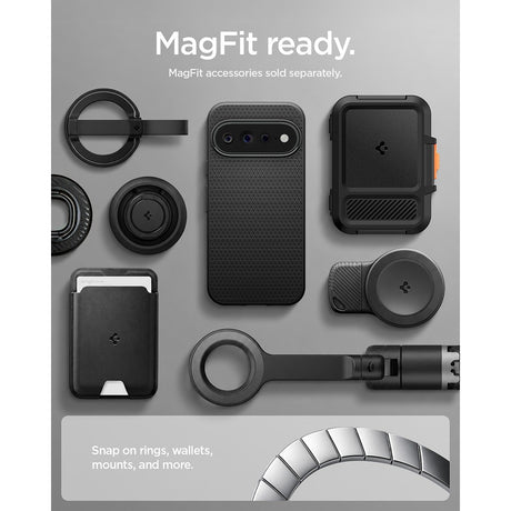 Spigen Google Pixel 11 Pro Cover Liquid Air MagFit Matte Black