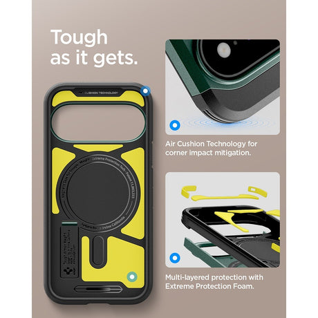 Spigen Google Pixel 11 Pro Skal Tough Armor MagFit Abyss Green