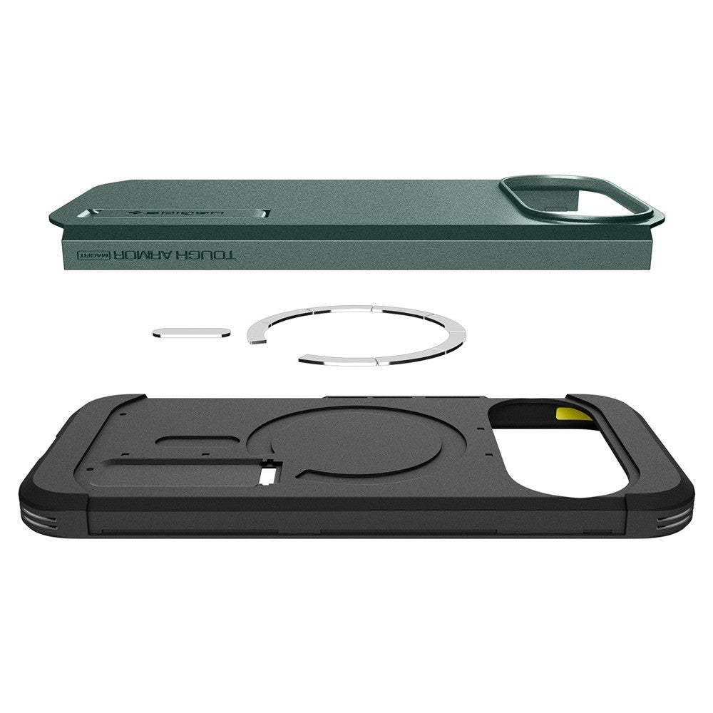 Spigen Google Pixel 11 Pro Cover Tough Armor MagFit Abyss Green