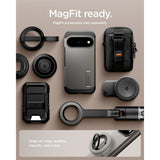 Spigen Google Pixel 11 Pro Skal Tough Armor MagFit Gunmetal