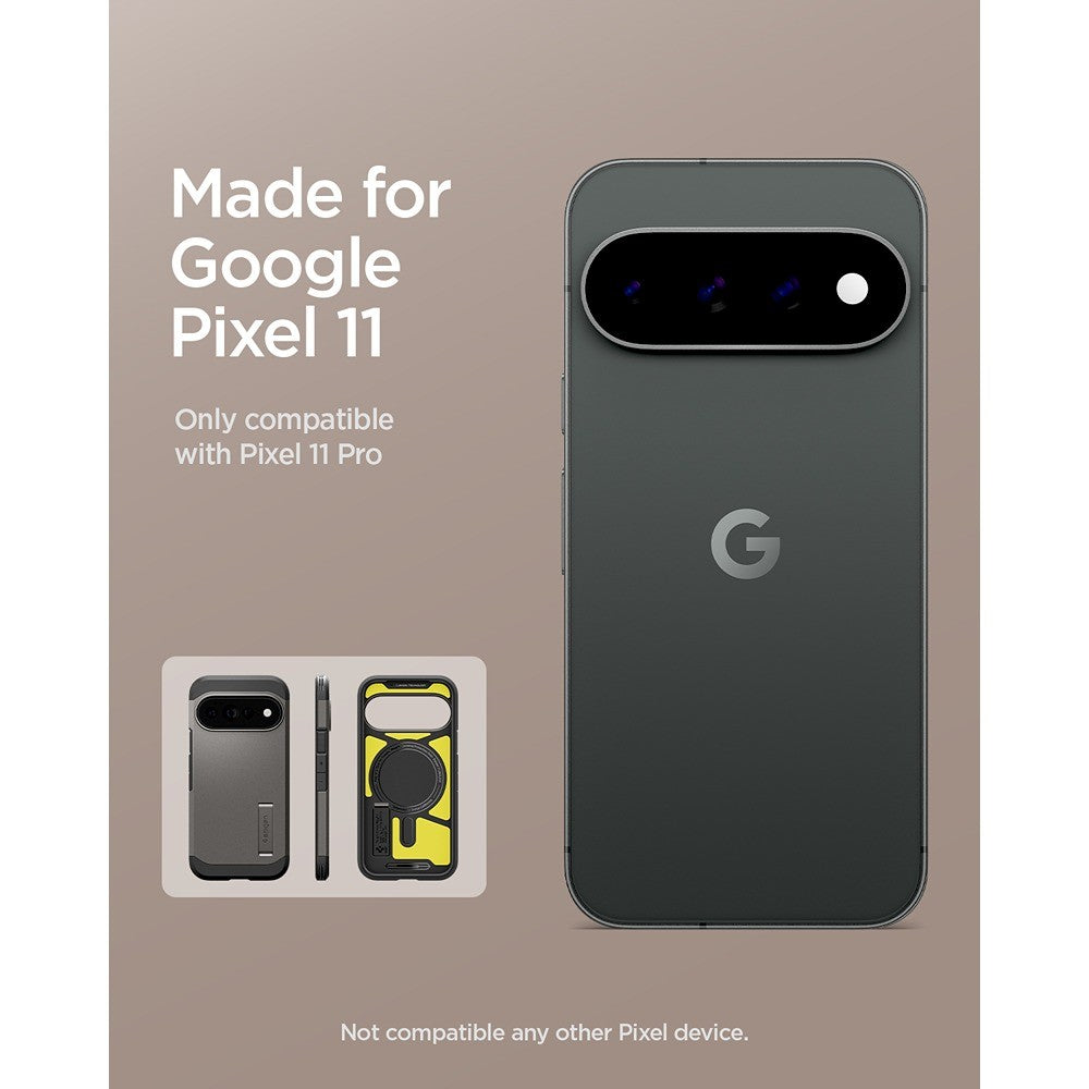 Spigen Google Pixel 11 Pro Skal Tough Armor MagFit Gunmetal