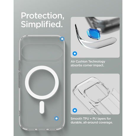 Spigen Google Pixel 11 Pro Skal Ultra Hybrid MagFit Clear White