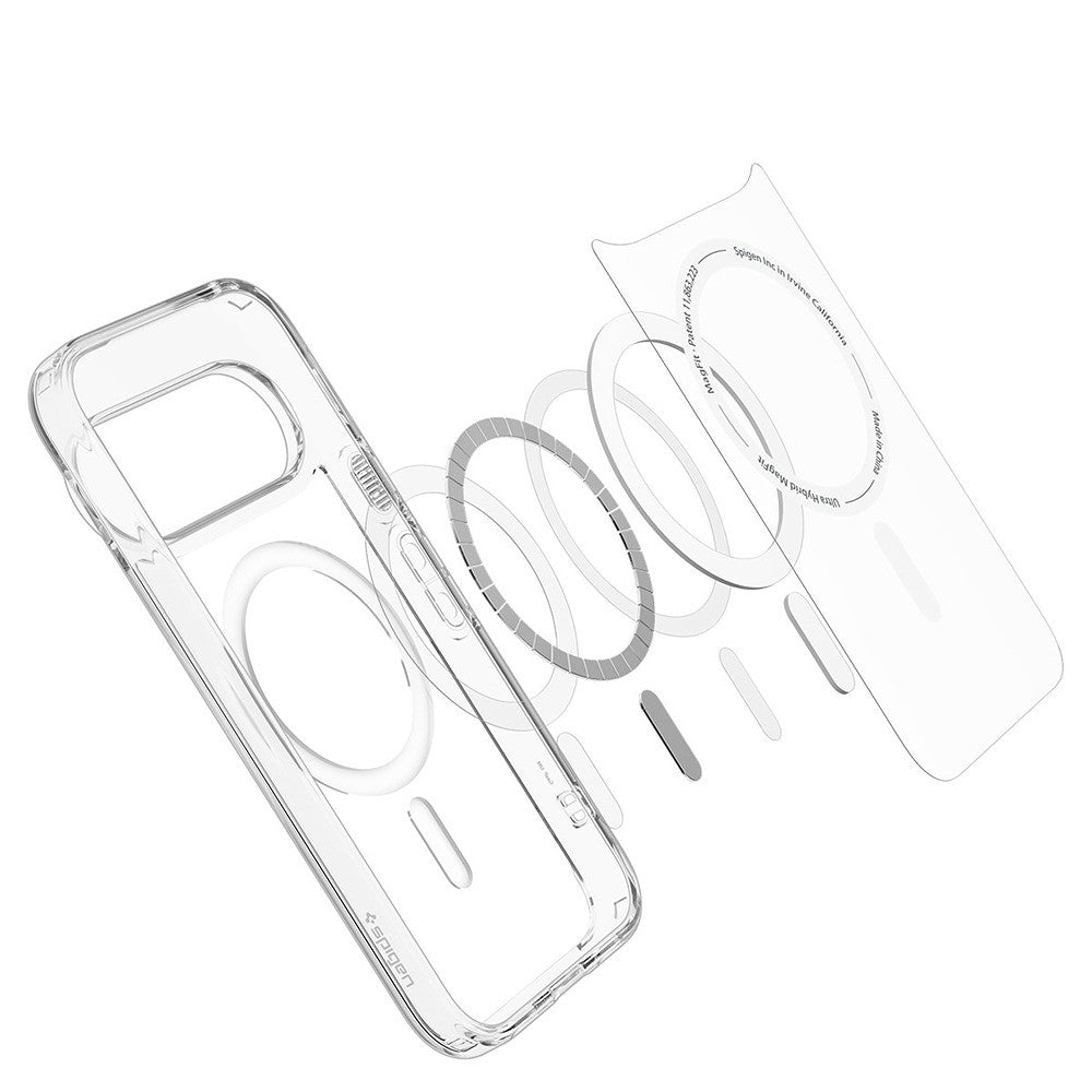 Spigen Google Pixel 11 Pro Skal Ultra Hybrid MagFit Clear White