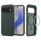 Spigen Google Pixel 11 Pro XL Skal Liquid Air MagFit Abyss Green