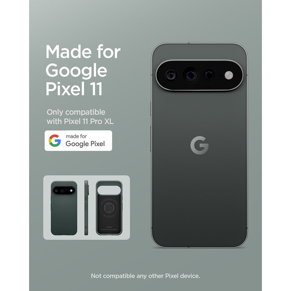Spigen Google Pixel 11 Pro XL Skal Liquid Air MagFit Abyss Green