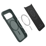 Spigen Google Pixel 11 Pro XL Skal Liquid Air MagFit Abyss Green
