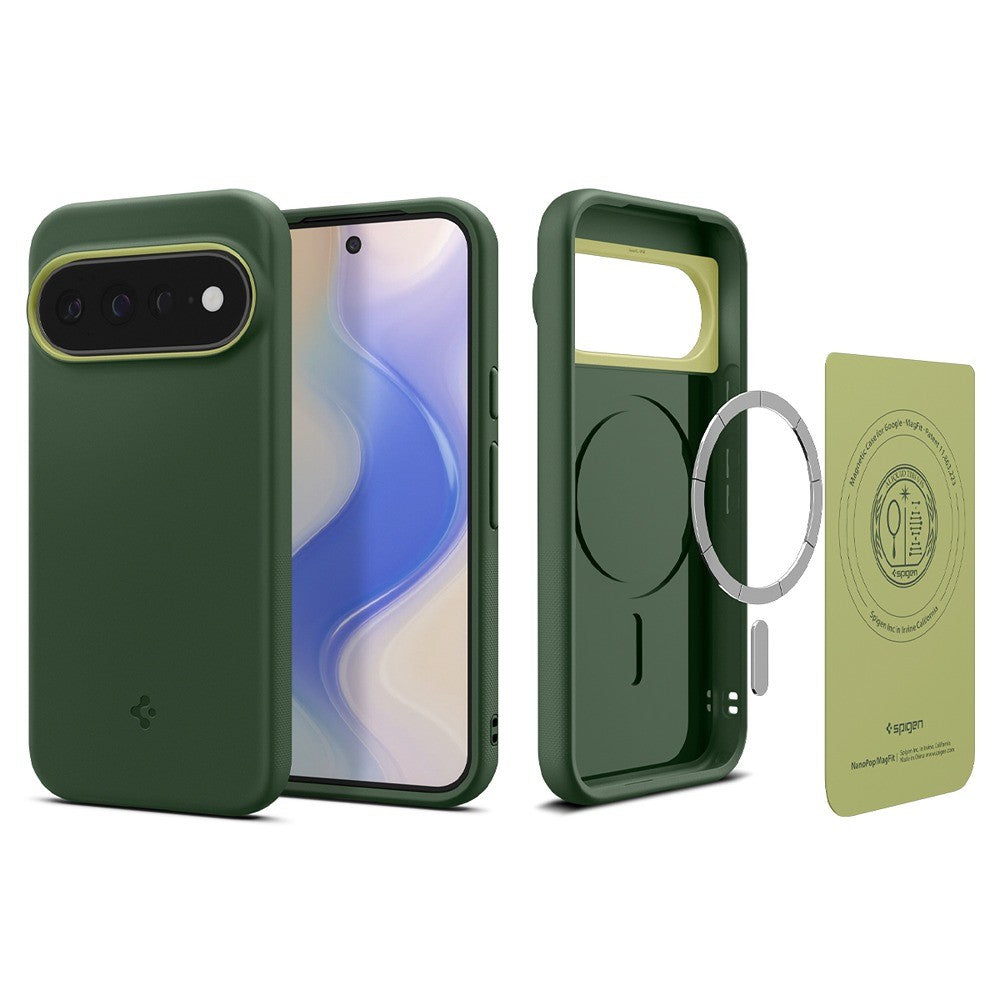 Spigen Google Pixel 11 Pro XL Skal Nano Pop MagFit Avo Green