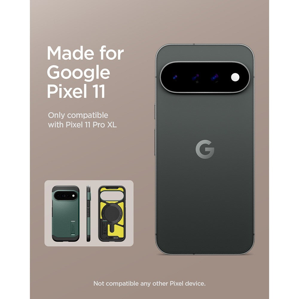 Spigen Google Pixel 11 Pro XL Skal Tough Armor MagFit Abyss Green