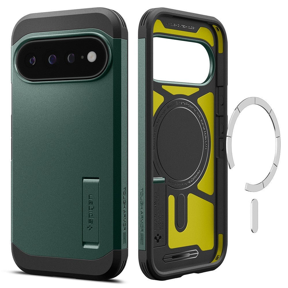 Spigen Google Pixel 11 Pro XL Skal Tough Armor MagFit Abyss Green