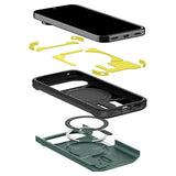 Spigen Google Pixel 11 Pro XL Skal Tough Armor MagFit Abyss Green