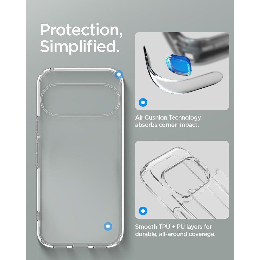 Spigen Google Pixel 11 Pro XL Skal Ultra Hybrid Crystal Clear