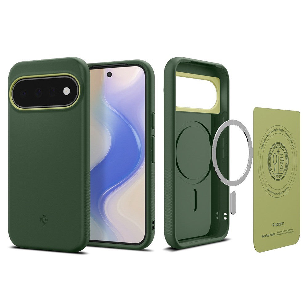 Spigen Google Pixel 11 Skal Nano Pop MagFit Avo Green