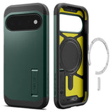 Spigen Google Pixel 11 Cover Tough Armor MagFit Abyss Green